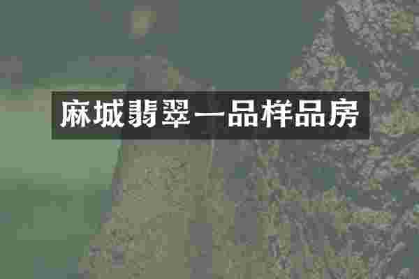 麻城翡翠一品样品房