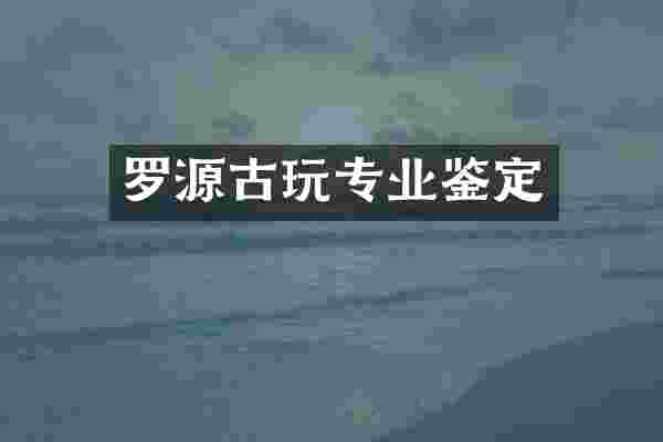 罗源古玩专业鉴定