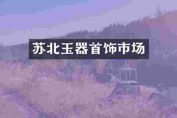 苏北玉器首饰市场