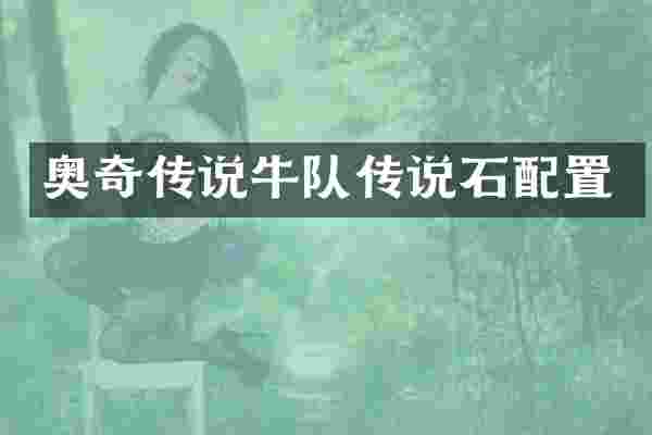 奥奇传说牛队传说石配置