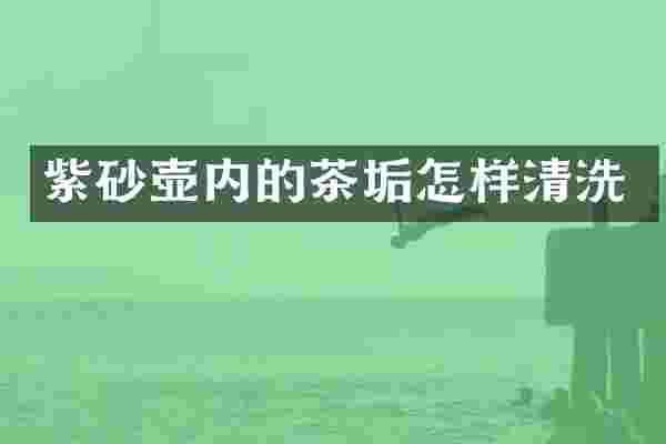 紫砂壶内的茶垢怎样清洗