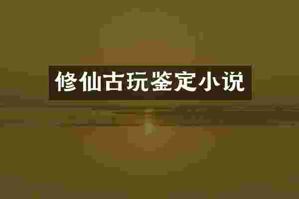 修仙古玩鉴定小说