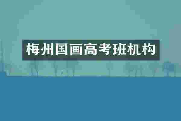 梅州国画高考班机构