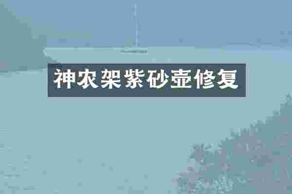 神农架紫砂壶修复