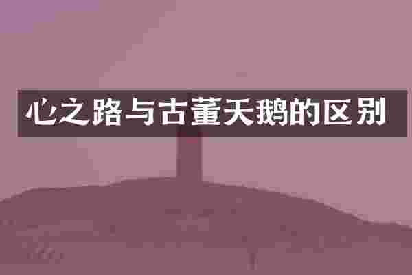 心之路与古董天鹅的区别