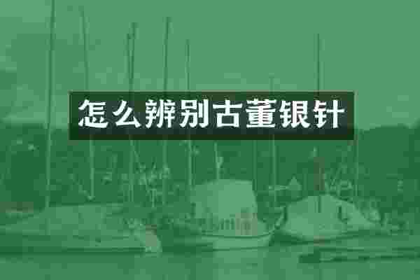 怎么辨别古董银针