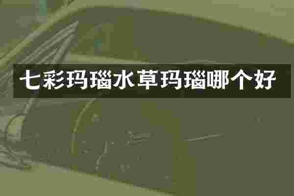 七彩玛瑙水草玛瑙哪个好