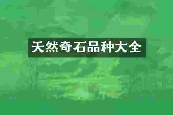 天然奇石品种大全