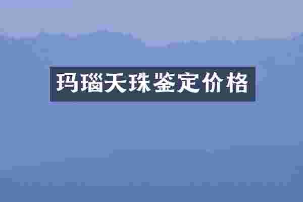 玛瑙天珠鉴定价格