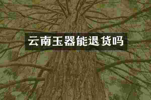 云南玉器能退货吗