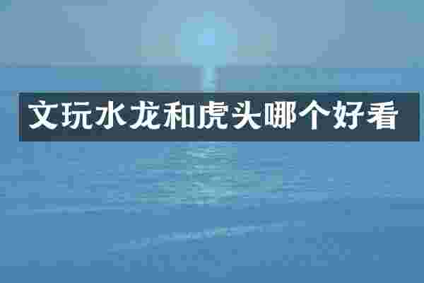 文玩水龙和虎头哪个好看